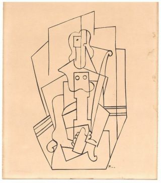 Pablo Picasso Vintage Rare Cubist 1920 