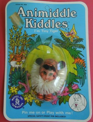 Vintage Nrfb Mattel Animiddle Kiddles - I 