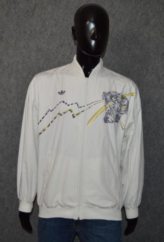 Rare Stefan Edberg Vintage Adidas Tennis Jacket Size L