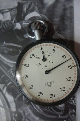 Vintage Heuer 53 Mm Stopwatch Ref.  403213