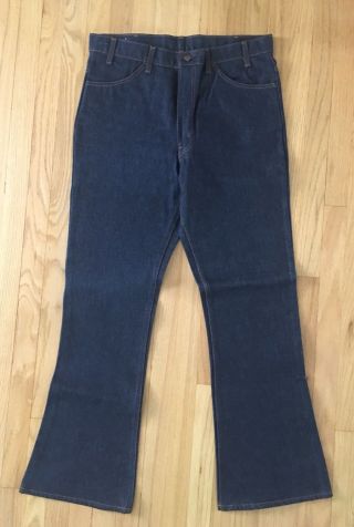 Vintage Deadstock LEVIS 646 Men ' s FLARE Jeans 38x34 With Tags 6