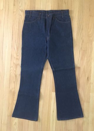 Vintage Deadstock LEVIS 646 Men ' s FLARE Jeans 38x34 With Tags 7