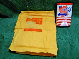 Vintage Collectible Gm Wax Treated Polishing Cloth - Chevy - Olds - Pontiac - Cadillac
