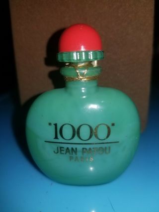 Vintage 1960s Jean Patou 1000 7 Ml 1/4 Oz Perfume A Little Over Half Full