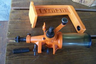 Vintage Lyman Ideal Powder Measure No.  55 With Bench Mount Stand
