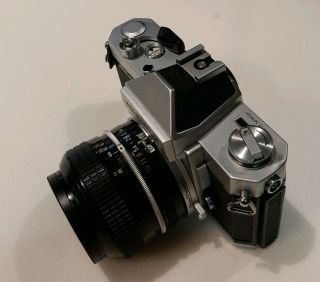 Nikon Nikkormat Ft3 Vintage Film Camera With 50mm Nikkor Lens