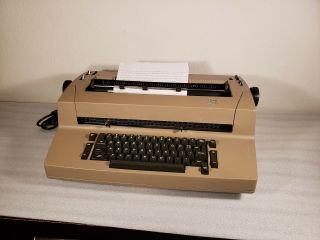Ibm Selectric Ii Correcting Electric Typewriter Tan (vintage)
