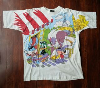 1993 Warner Bros Looney Tunes Baby Tunes T Shirt Size Xl Vtg Baby Tunes Cafe Tee