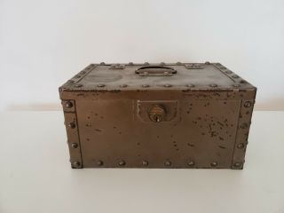 Vintage Erie Art Metal Co.  Strong / Lock Box,  Possible By Erie Railroad