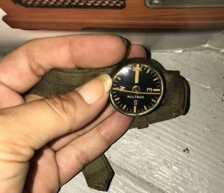 Vintage Military Waltham Wrist Compass