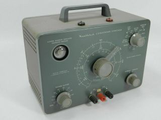 Heathkit C - 3 Vintage Capacitor Checker Tester Test Equipment (powers On)