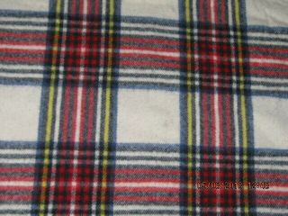 Vintage Ll Bean Red Plaid Wool Blanket King? 93x91