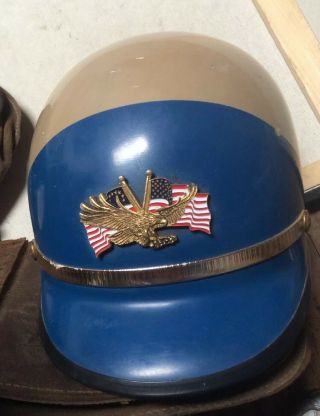 Vintage Los Angeles Police Bell Toptex Motorcycle Helmet 2