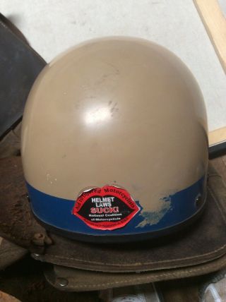 Vintage Los Angeles Police Bell Toptex Motorcycle Helmet 3
