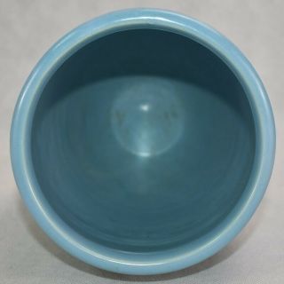 Vintage Weller Pottery Paragon Blue Art Deco Vase 5