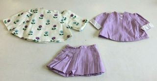 Tagged Terri Lee Doll 3 Piece Outfit Jacket,  Shirt And Skirt Lilac