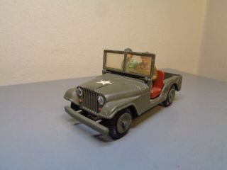 Tekno Denmark No 814 Vintage Willys Us Army Military Jeep Very Rare Item Nmint