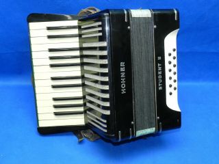 Vintage Hohner Student Ll Accordion Germany With Case
