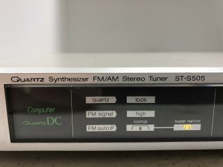 Vintage Technics Quartz Synthesizer Fm/am Stereo Tuner St - S505