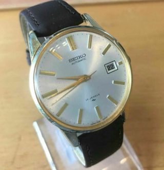 MEN ' S VINTAGE SEIKO AUTOMATIC 7005A - 2000 WATCH IN EX.  COND KEEPING TIM 3