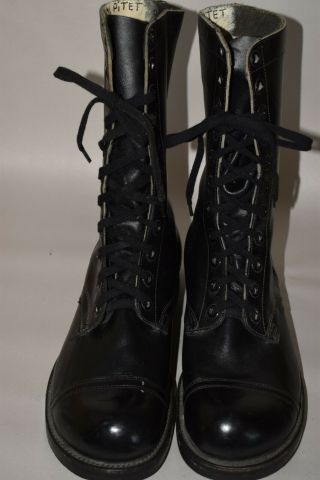 Vintage 1960 Army Military Combat Boots Men 