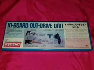 Vintage Kyosho Inboard/out Drive Rc Boat Motor Old Stock Out