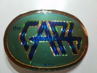 Vintage Pacifica 1978 The Cars Belt Buckle Classic Rock