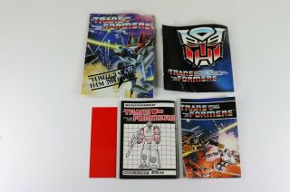 Vintage Hasbro 1984 Transformers G1 Blaster Complete with Box 2
