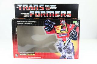 Vintage Hasbro 1984 Transformers G1 Blaster Complete with Box 3