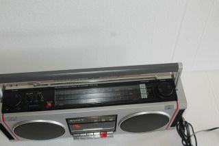 Vintage Sony 3D CFS - 450 AM FM Stereo Cassette Tape Recorder Boom Box L@@K 3