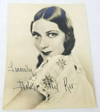 Dolores Del Rio Photo Photograph Picture Ramona Movie Indian Signed Rd Vtg 1928