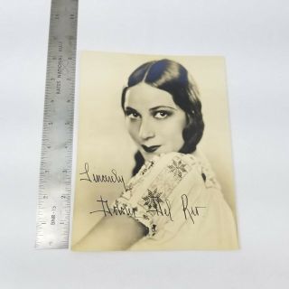 Dolores Del Rio Photo Photograph Picture Ramona Movie Indian Signed RD Vtg 1928 2