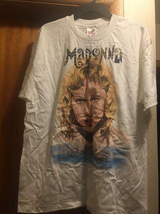Rare Vintage 1993 Madonna The Girlie Show T - Shirt Size Xl