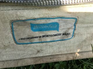 Vintage Montgomery Ward (Westernfield) 6 1:2 ‘ X 5’ Tent No.  7.  252 6