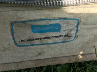 Vintage Montgomery Ward (Westernfield) 6 1:2 ‘ X 5’ Tent No.  7.  252 7