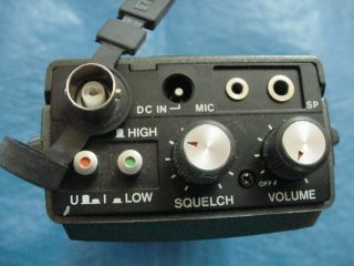 Vintage ICOM IC - M5 VHF Marine Radiotelephone w battery,  antenna and instruction 3