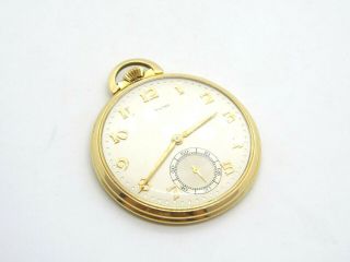 Vintage Hamilton Wadsworth 14k Gold Filled Case Model 917 17j Pocket Watch