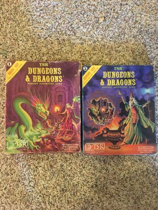 Dungeons And Dragons Basic And Expert Set Complete Vintage
