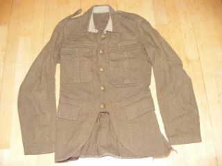 Ww1 Vintage Style British Army Serge Scots Highland Sd Tunic