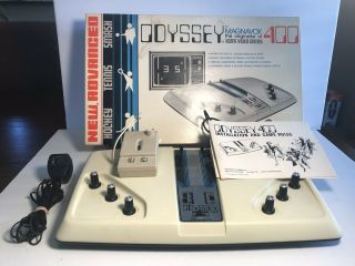 Vintage Magnavox Odyssey 400 System Console - Box & Instructions