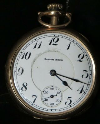 South Bend 19 Jewel Double Roller Pocket Watch