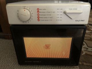 Vintage Sharp Carousel II Half Pint Microwave Oven R - 1M53 1987 6