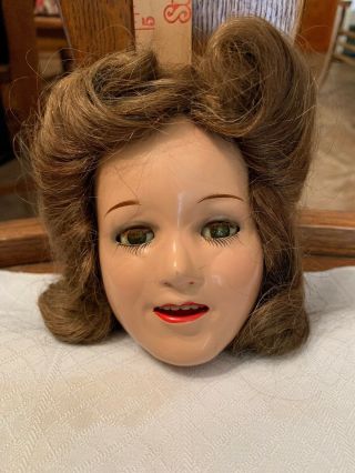 Vintage Doll Head Repair Making Composition Deanna Durbin 21 Inch Ideal Doll