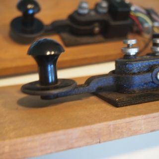 2 Vintage Telegraph Key Flame Proof U.  S.  CTE - 26003A,  Morse,  Keyer,  Telephone Corp 8