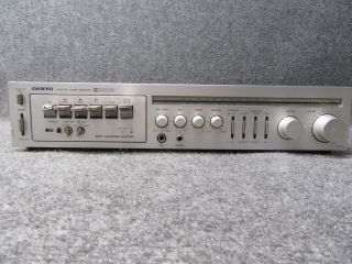 Vintage Onkyo Cx - 70 Integrated Cassette Tuner Amplifier Stereo Deck
