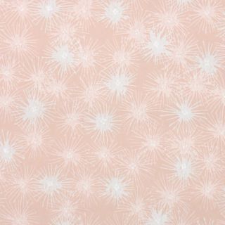 1950s Fine Graphics Vintage Wallpaper Gray Pink Starburst
