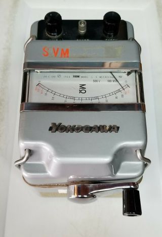 Yokogawa Insulation Tester L - 5 Motor Megger Vintage Meter
