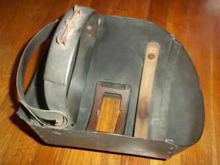 2 Vintage Welding Masks One Metal One Plastic with Liftable Face Fibre metal PA 8