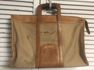 Vintage Marley Hodgson No.  34 Ghurka Bag Expediter Briefcase Usa F 483