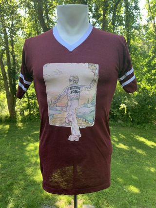 Vintage Rare Elton John Yellow Brick Road Stedman Sport - T Shirt Small Rocketman